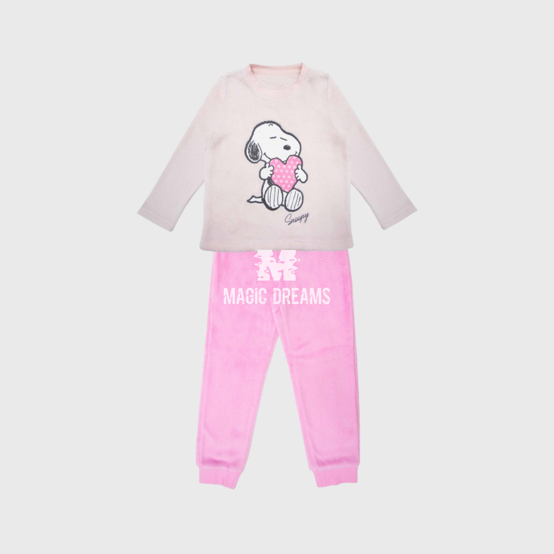 Pijama Coralina Criança Snoopy