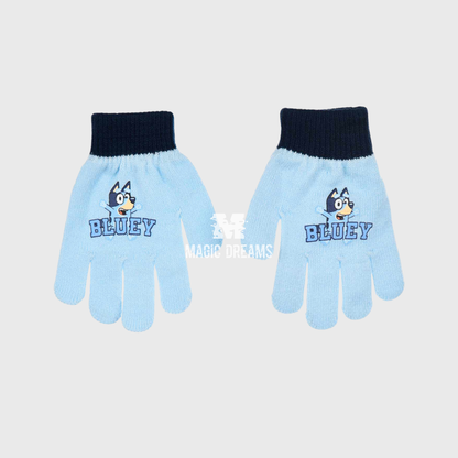 Luvas Bluey Azul Claro