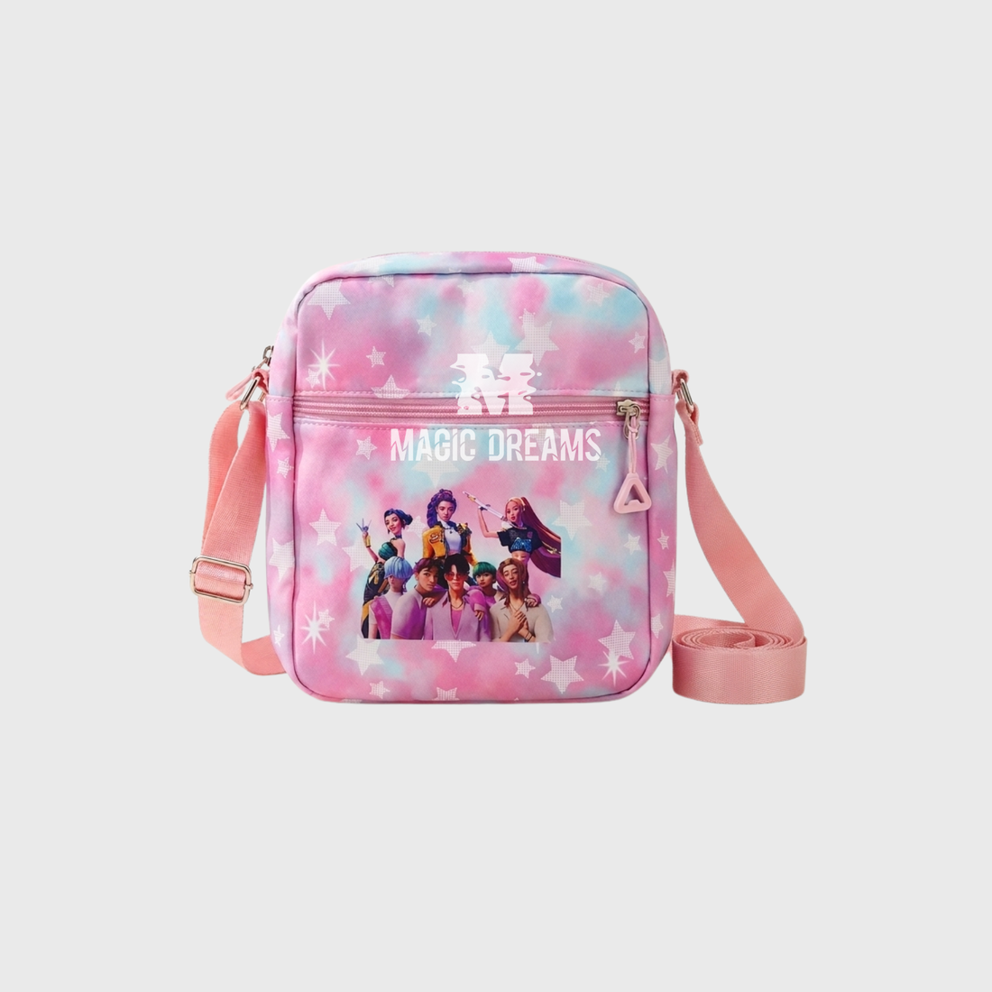 Bolsa Tiracolo Guerreiras do K-Pop Rosa