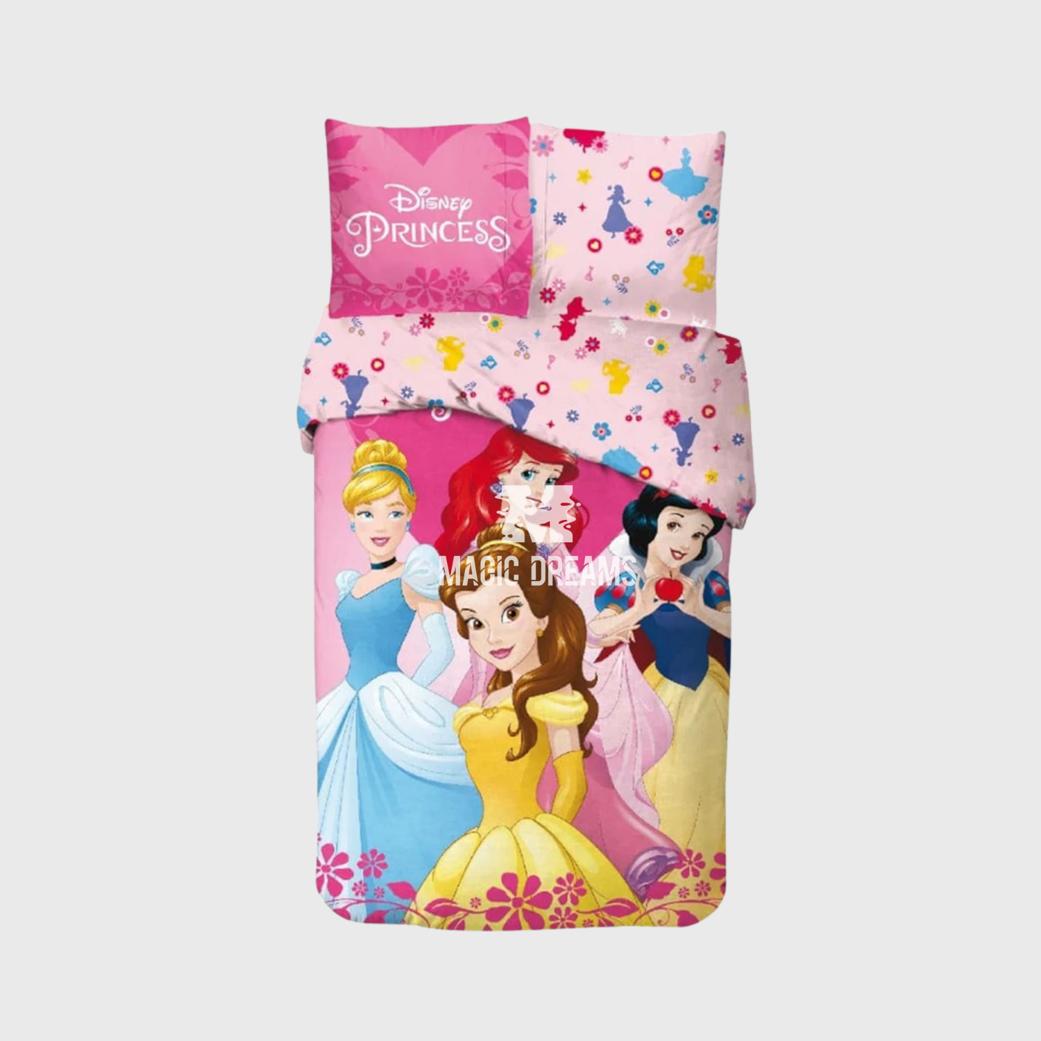 Capa de Edredão e Fronha Disney Princess Royal Dreams