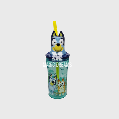 Copo Figurinha 3D Bluey e Bingo 360 ml 4+