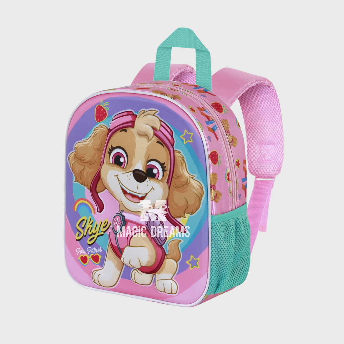 Mochila Pré-Escolar 3D Skye Happy Patrulha Pata 30cm
