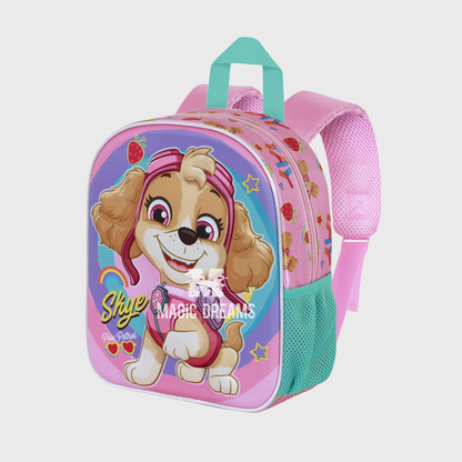 Mochila Pré-Escolar 3D Skye Happy Patrulha Pata 30cm
