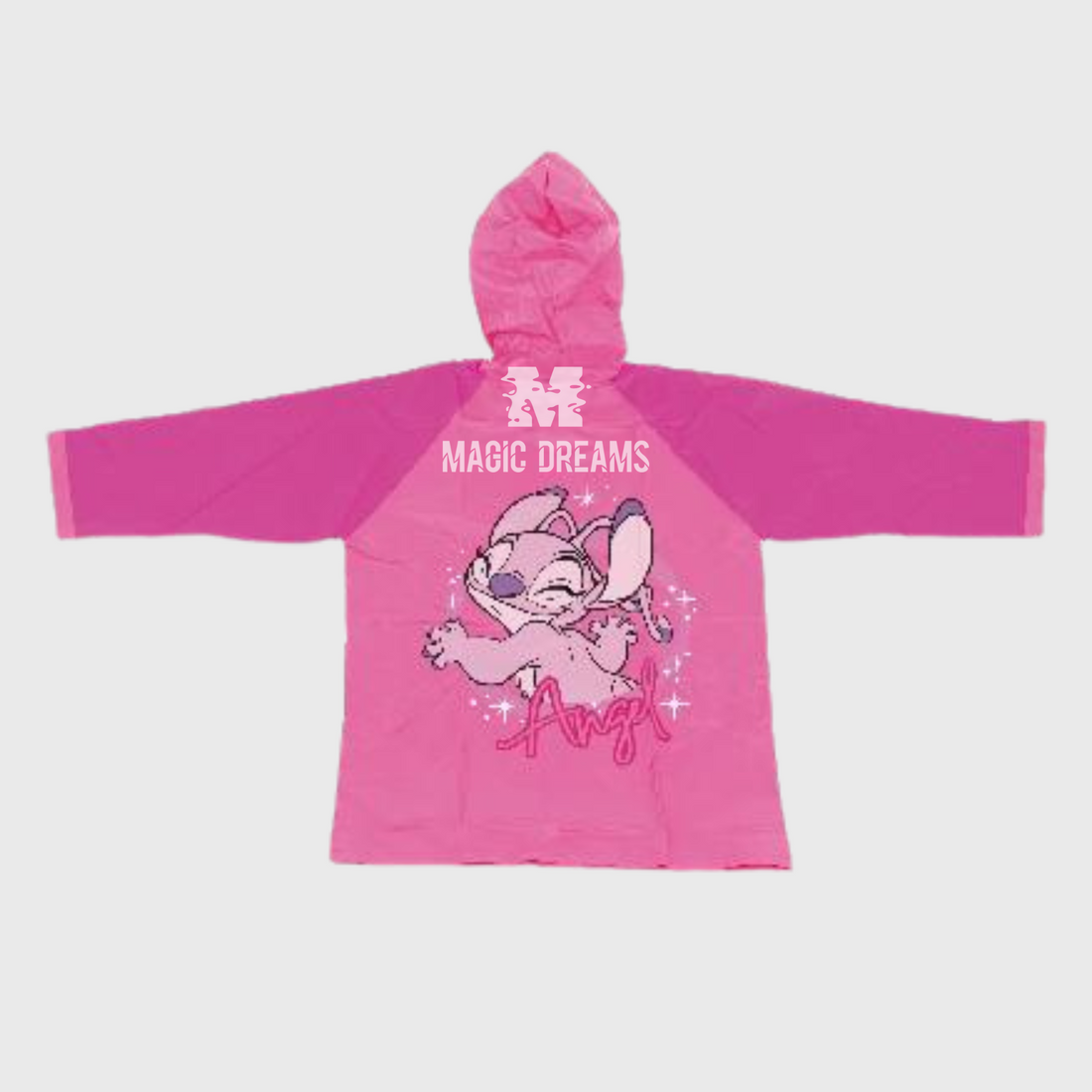 Capa de Chuva Stitch &amp; Angel com Capuz