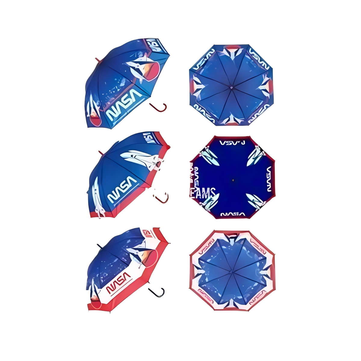 Guarda Chuva Automático Nasa 48cm Modelo Sortido