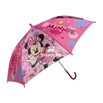 Guarda Chuva Automático Poliéster Minnie Mouse