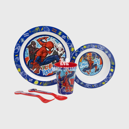 Conjunto de Refeição 5 Peças Spiderman