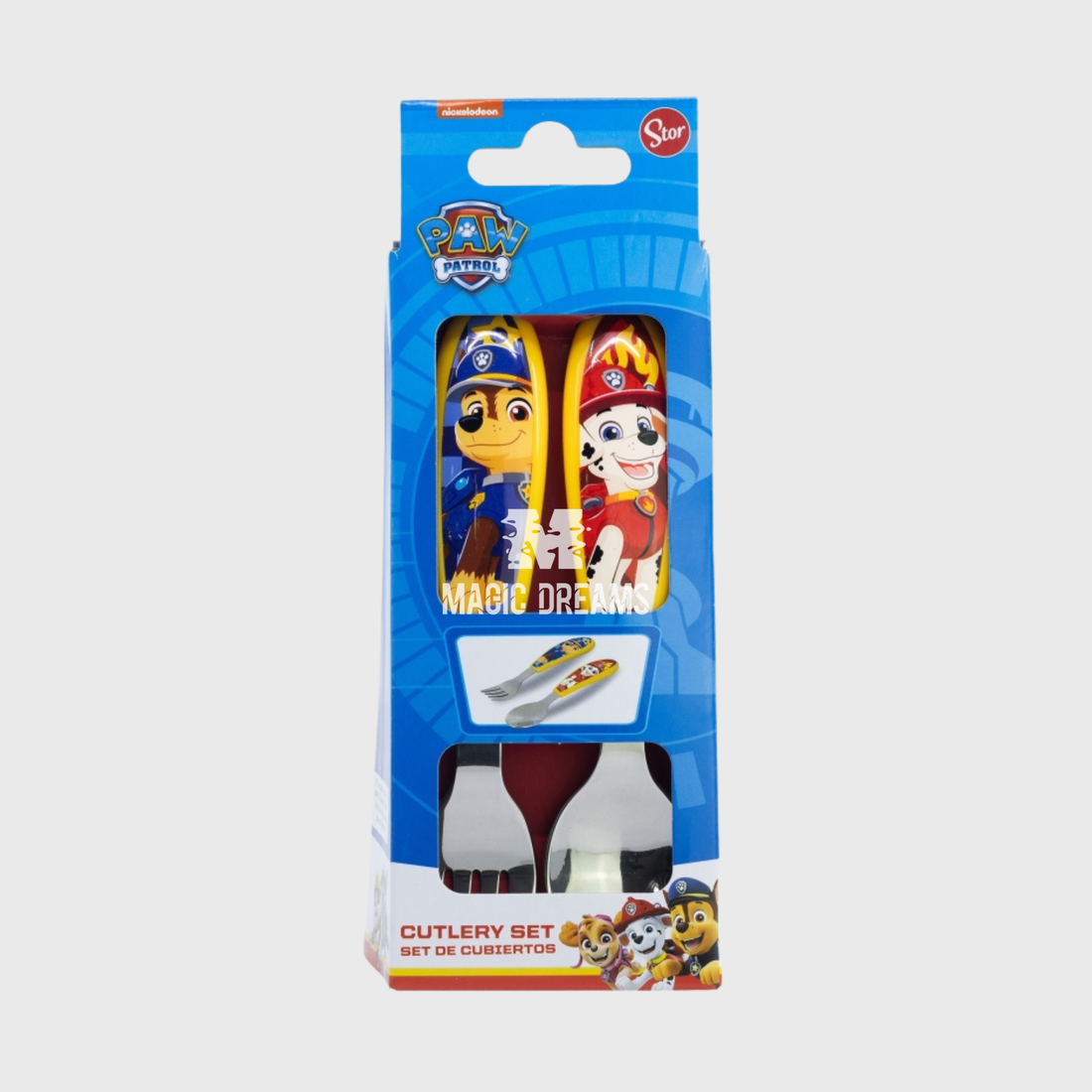 Conjunto de 2 Talheres Patrulha Pata