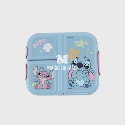 Sanduicheira 3 Compartimentos Lilo &amp; Stitch 800ml