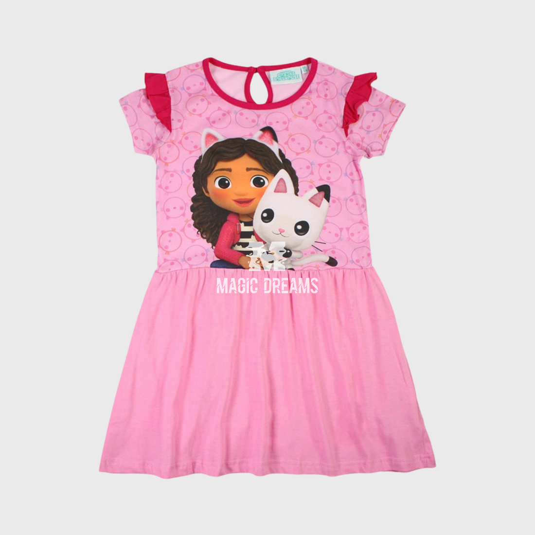 Vestido Manga Curta de Verão Gabby&