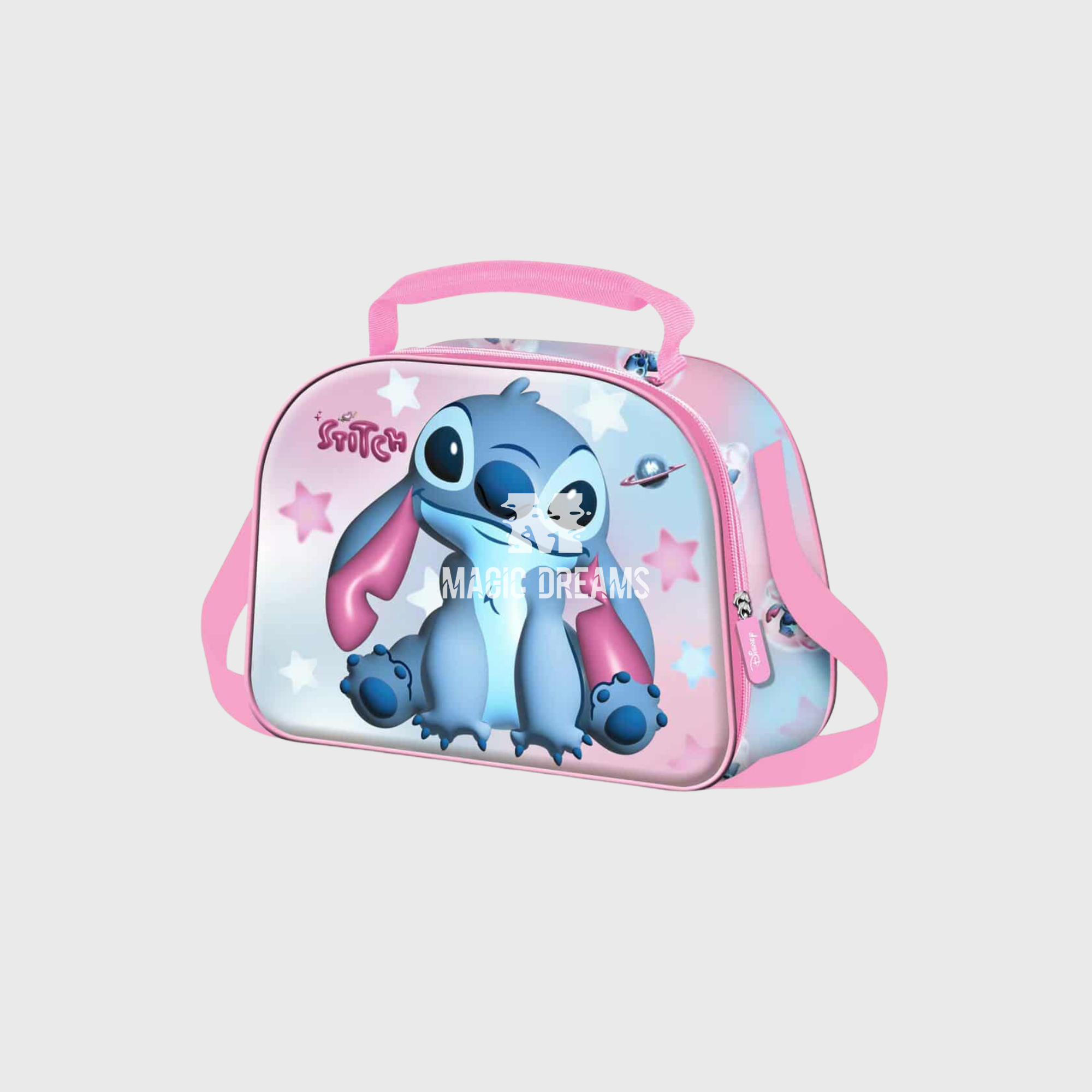 Lancheira Térmica Stitch Cosmic 3D Disney