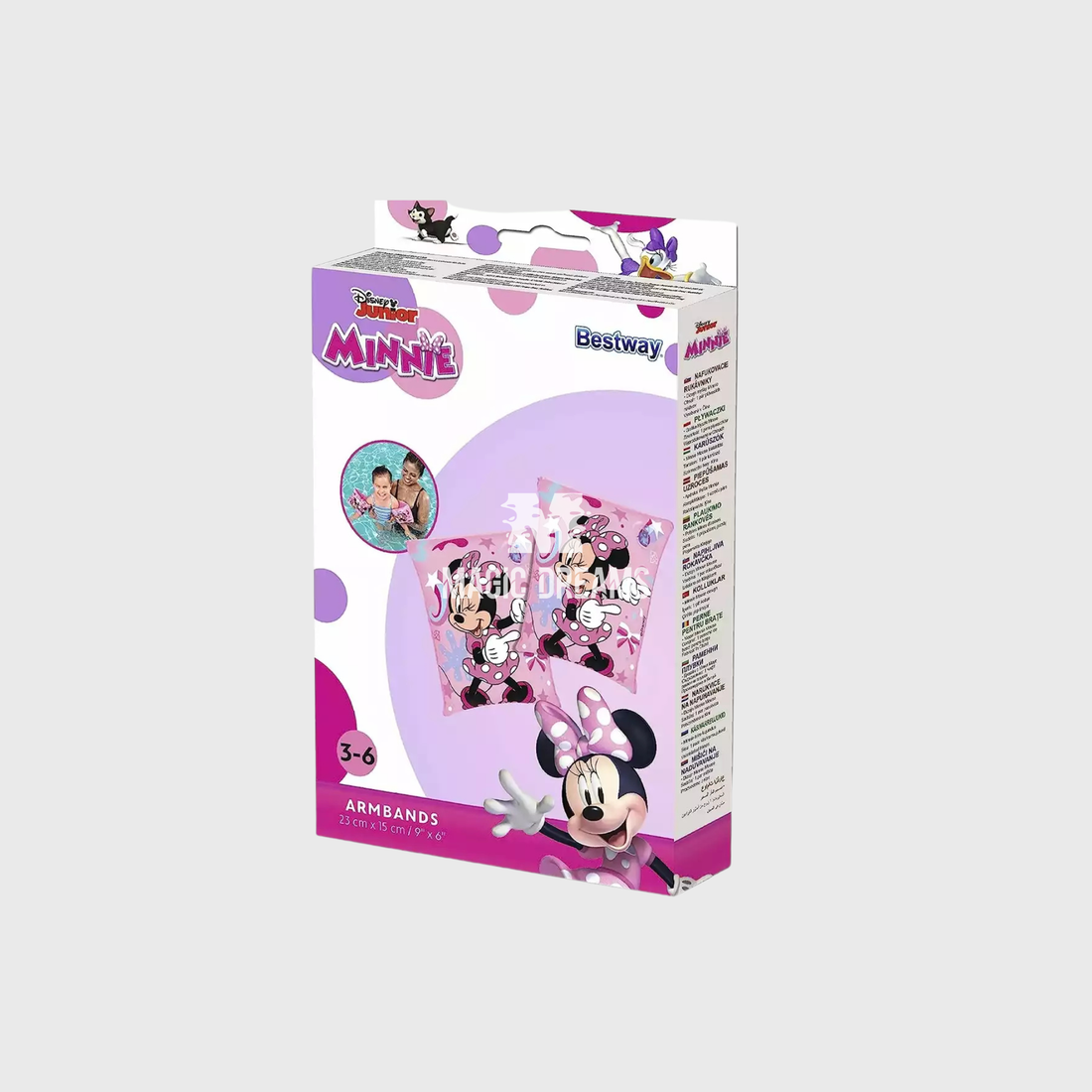 Braçadeiras Insufláveis Minnie Mouse 3-6 anos