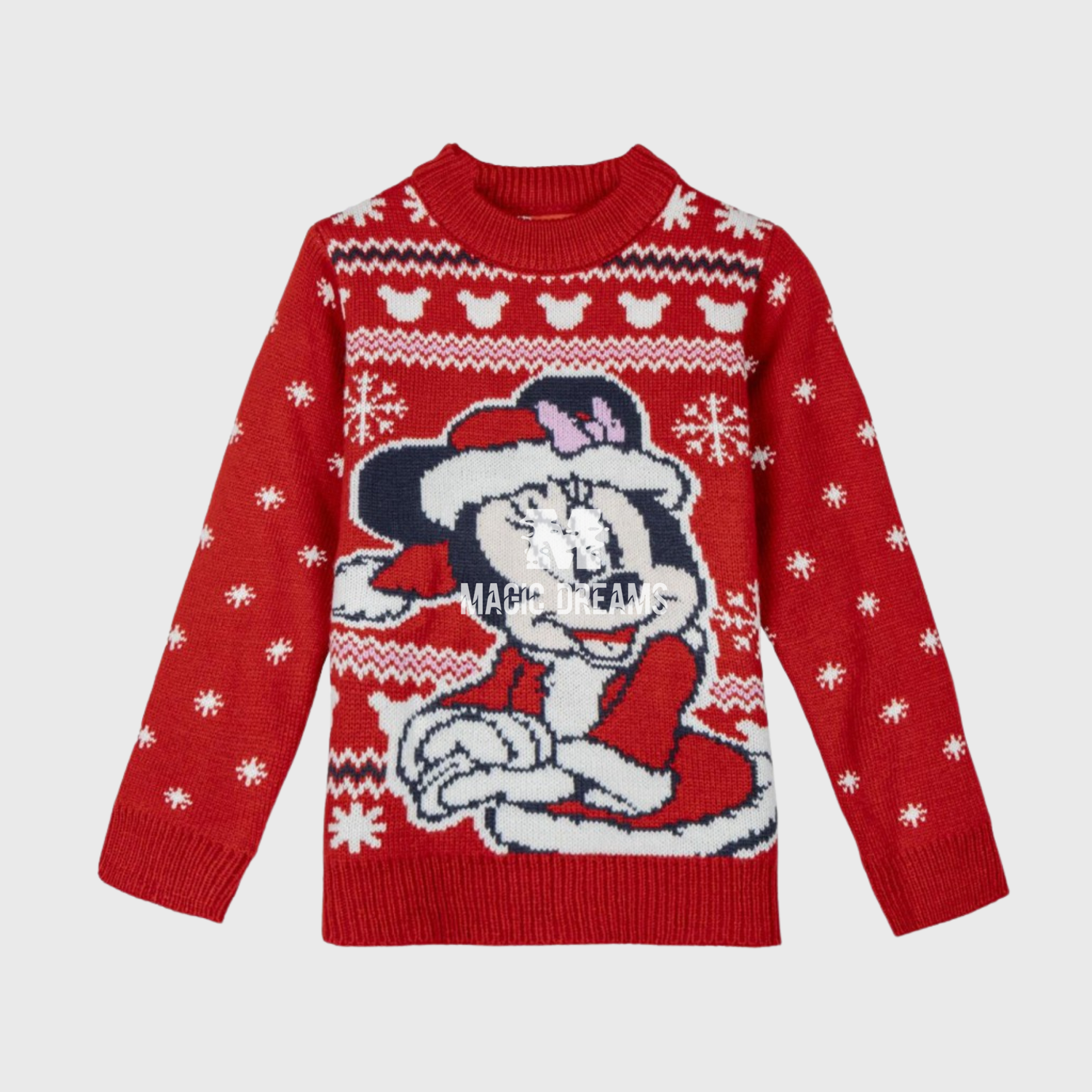 Camisola de Natal Minnie 3-7 anos