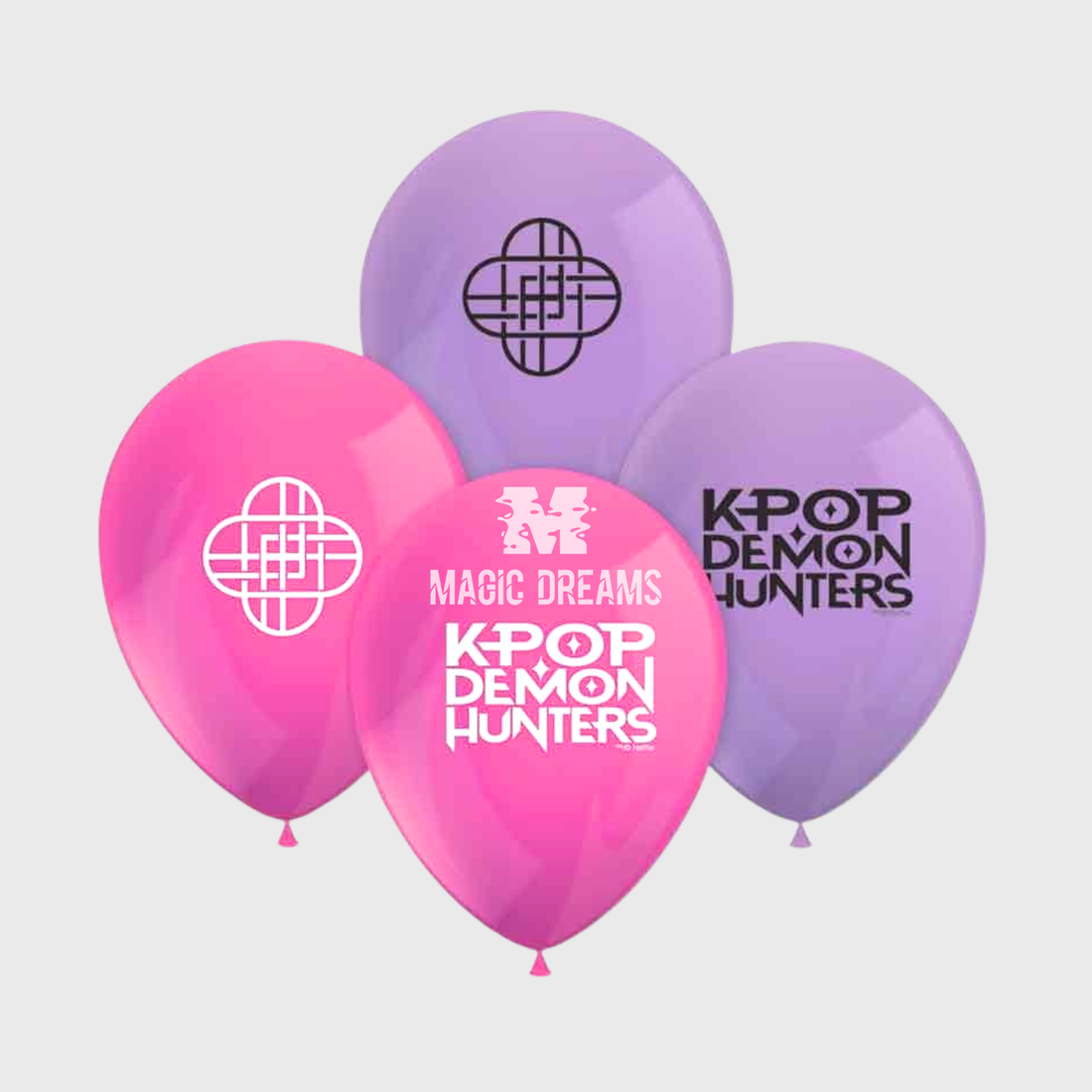 8 Balões de Festa 11" K-POP Demon Hunters