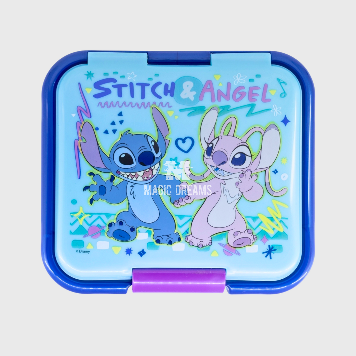 Sanduicheira Stitch &amp; Angel Tripla