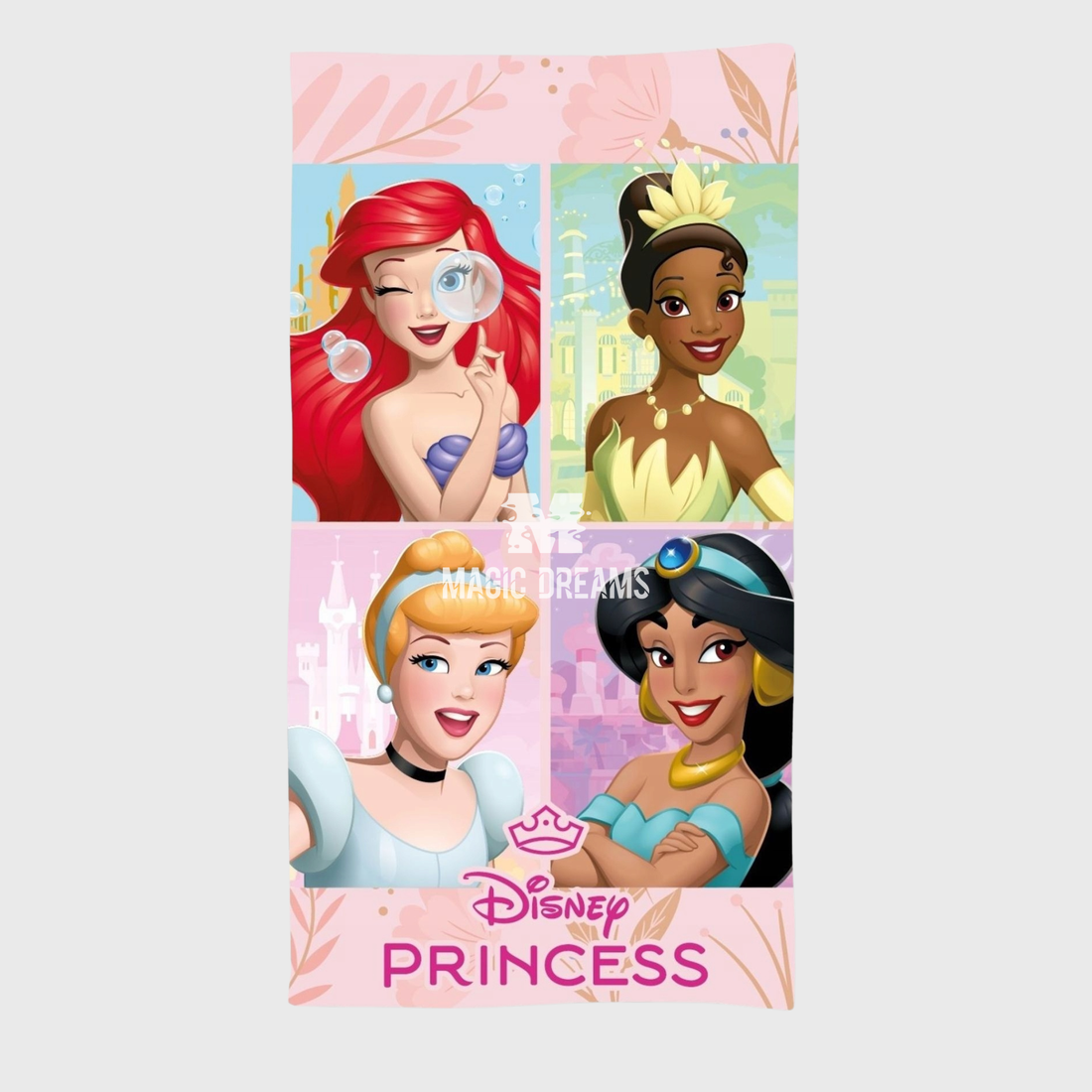 Toalha de Praia Disney Princesas 70x140cm
