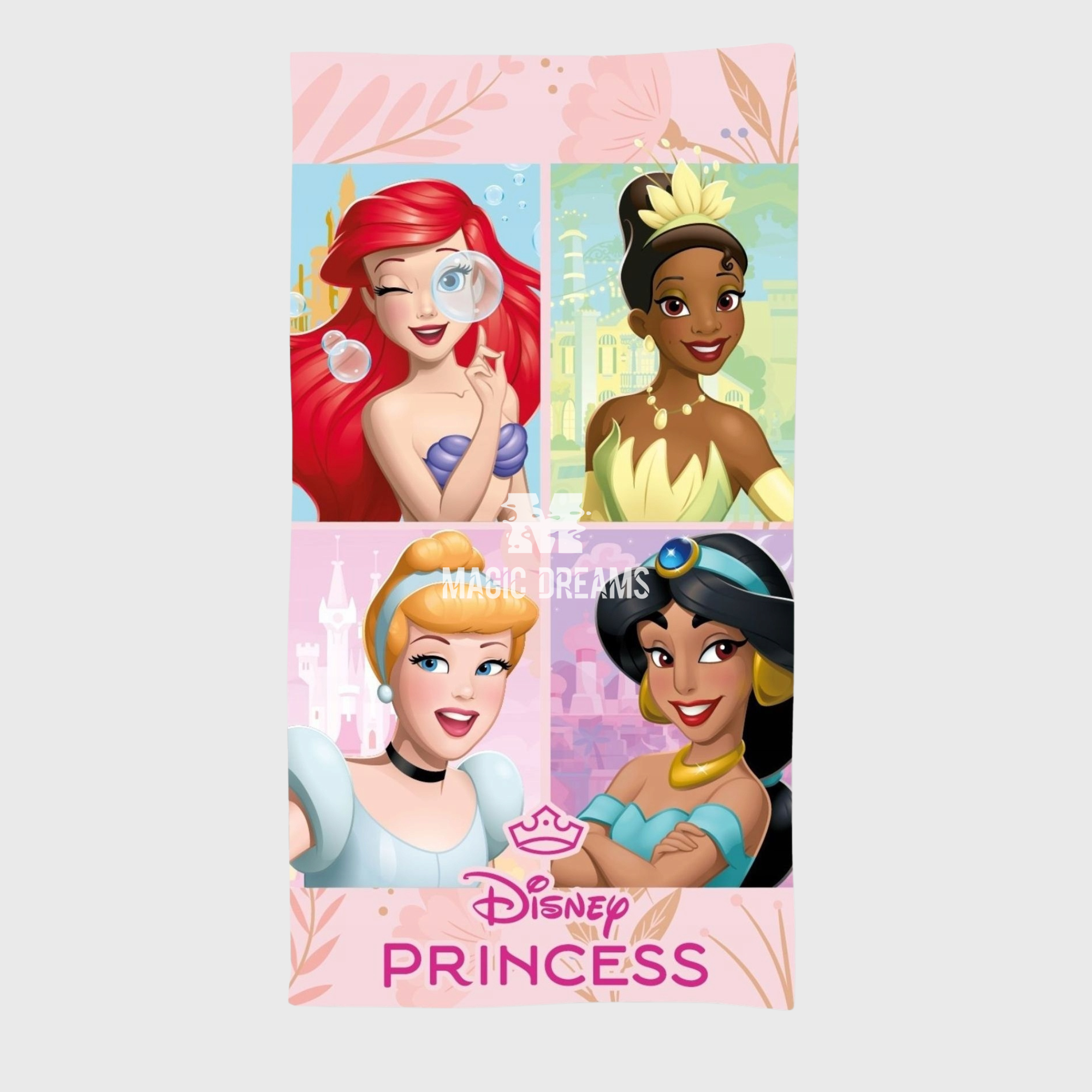 Toalha de Praia Disney Princesas 70x140cm
