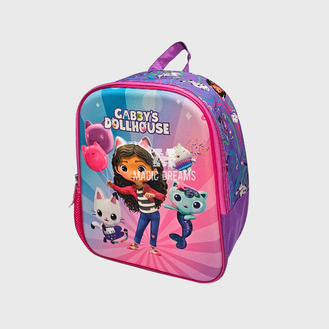 Mochila Pré-Escolar Gabbys 3D 32cm