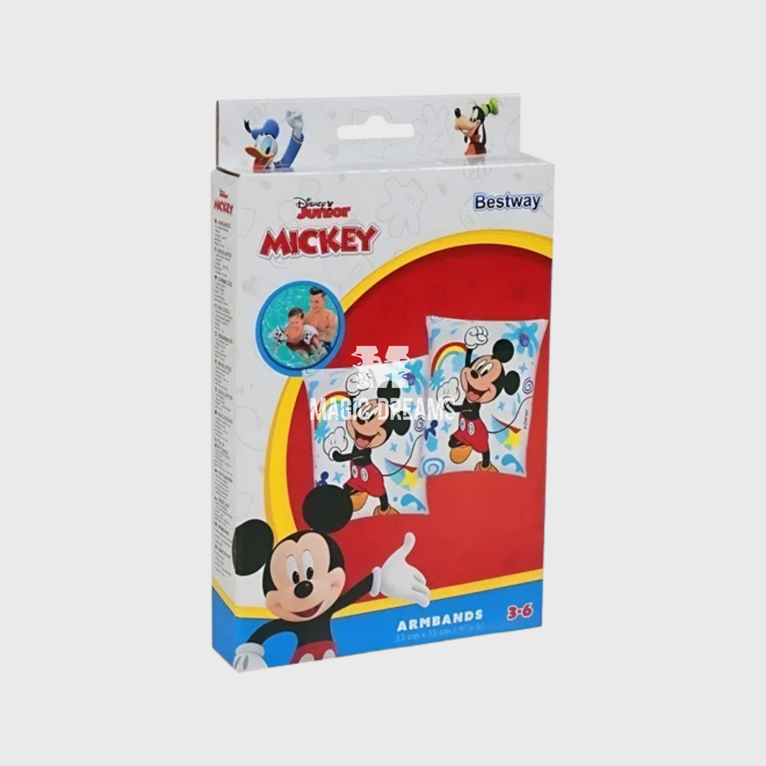 Braçadeiras Insufláveis Mickey Mouse 3-6 anos