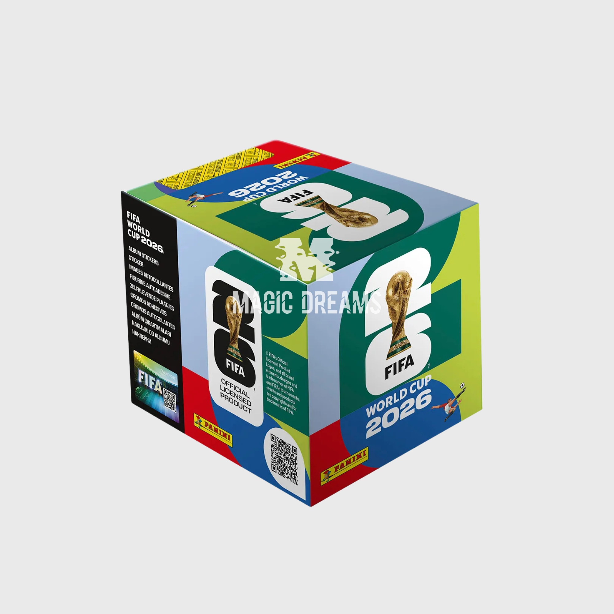 Panini 50 saquetas - Caixa Oficial do Mundial 350 Cromos FIFA World Cup 2026