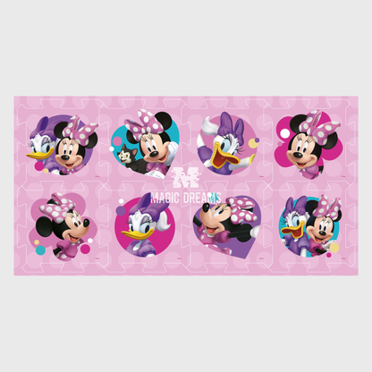 Tapete de Espuma Encaixe 8 Peças Minnie Mouse 118,5x61,5cm