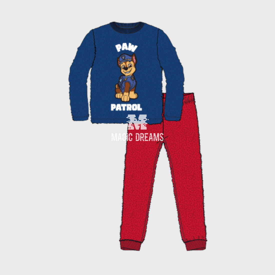 Pijama Coralina Patrulha Pata 3-6 anos