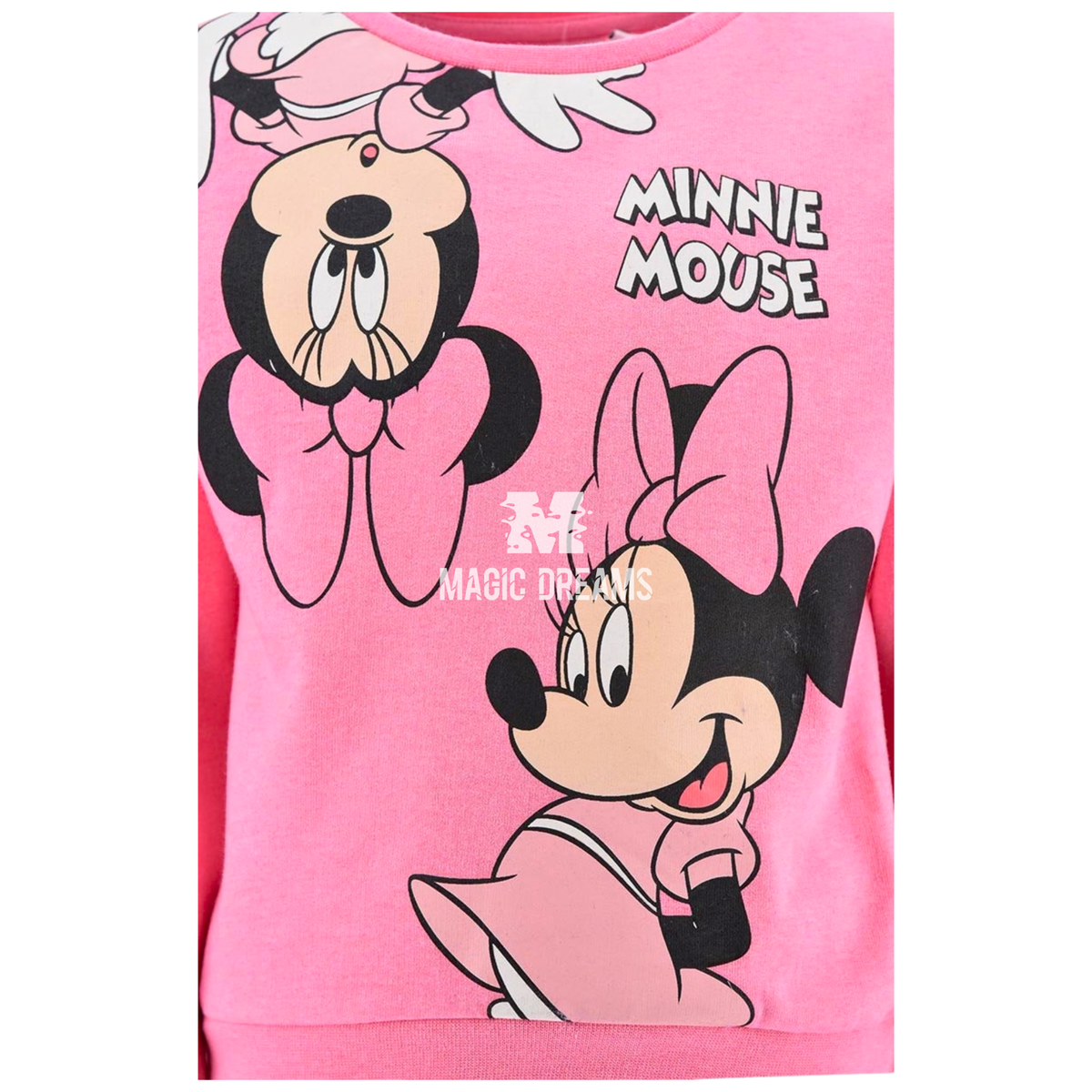 Fato de Treino com Calça e Camisola Minnie Mouse Rosa 3-8 anos