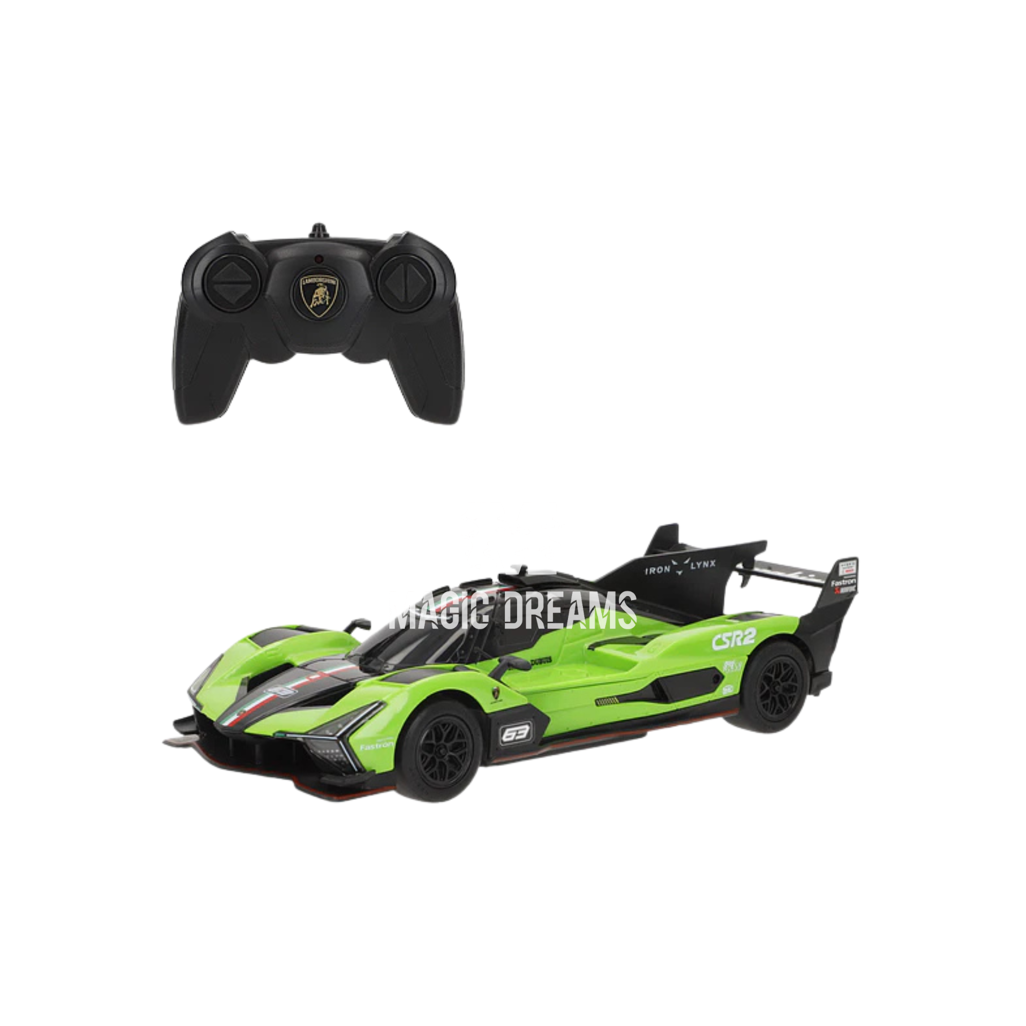Carro Mini Lamborghini SC63 LMDH RC 1:24 6+