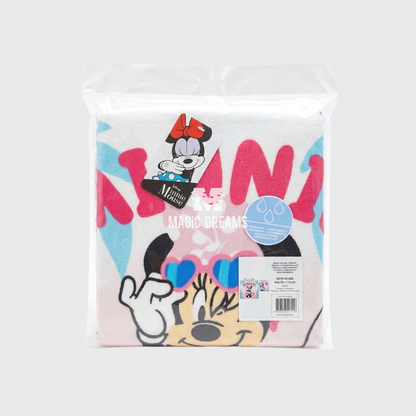 Poncho de Praia Microfibra Minnie Mouse Sunshine 55x110cm