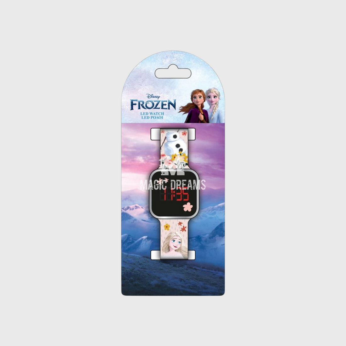 Relógio LED Digital Frozen