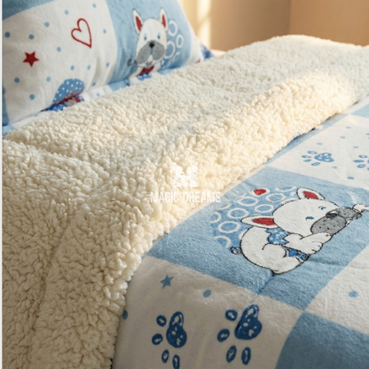 Edredão Funny Dog 180x260cm + Almofada