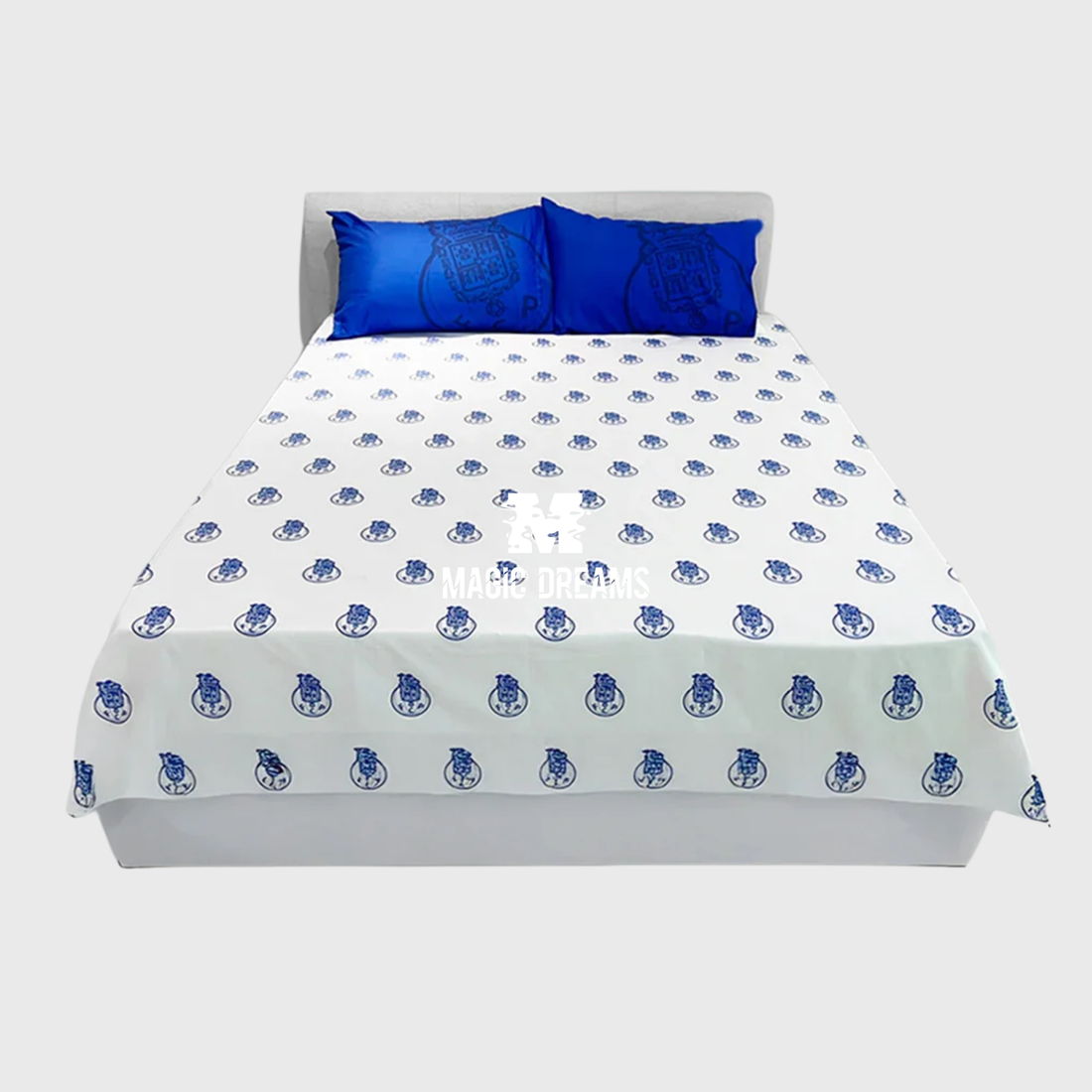FC Porto Conjunto Lençol + 2 Fronhas Casal Royal com Emblema