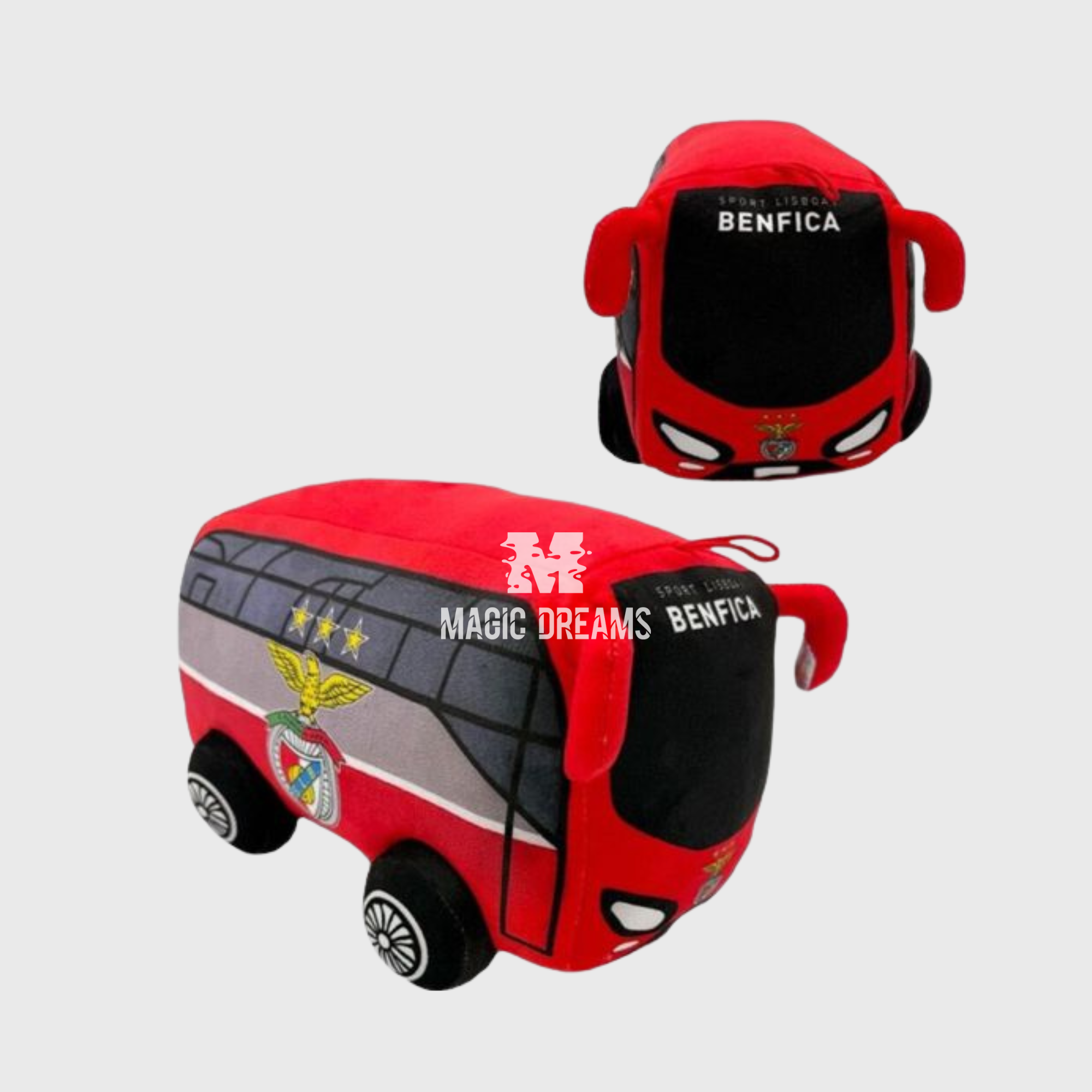 Peluche Autocarro Benfica SL Benfica 32cm
