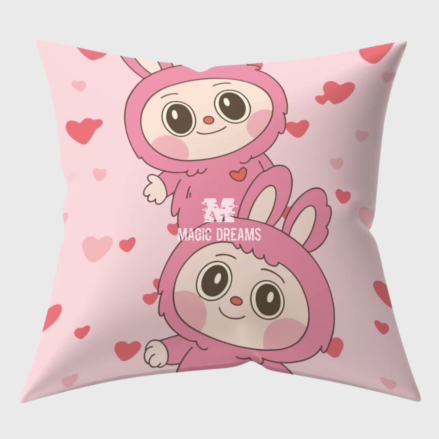 Almofada Labubu Love 40x40cm