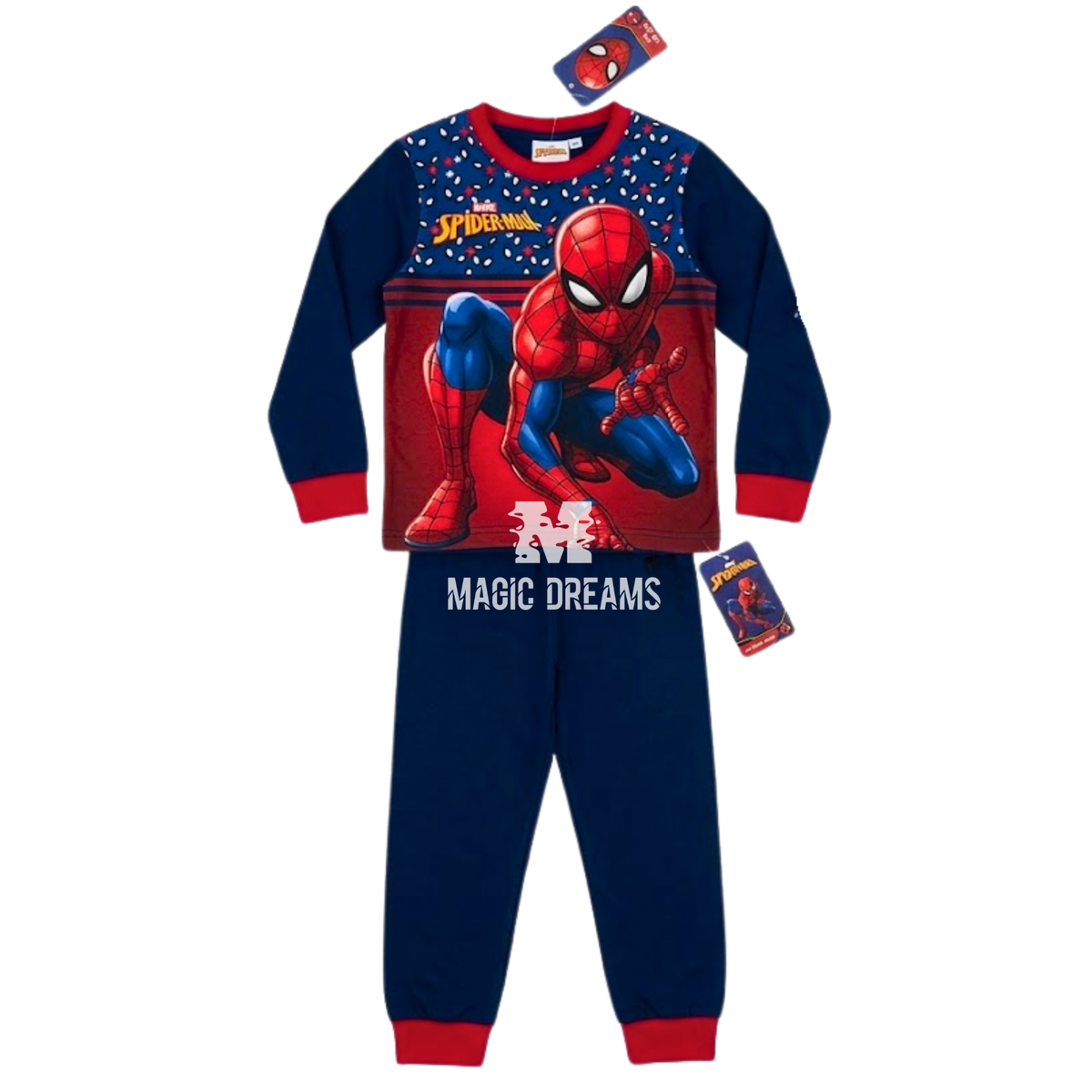 Pijama Infantil Polar Manga Comprida Spiderman