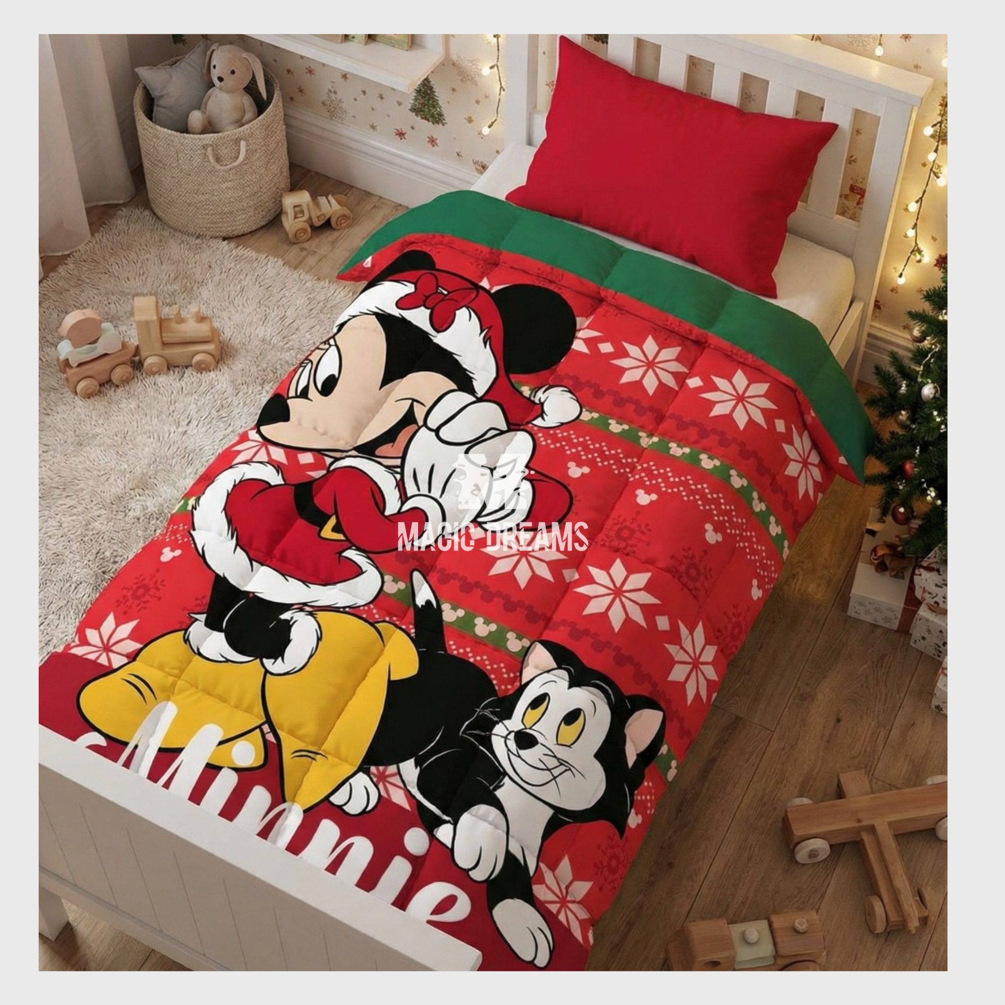 Edredão Minnie Natal 180x260cm