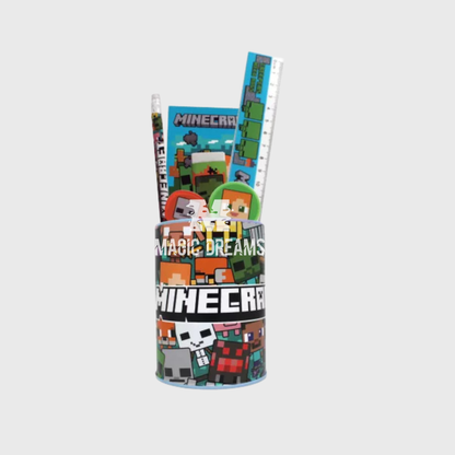 Conjunto de Papelaria Minecraft de 7pcs