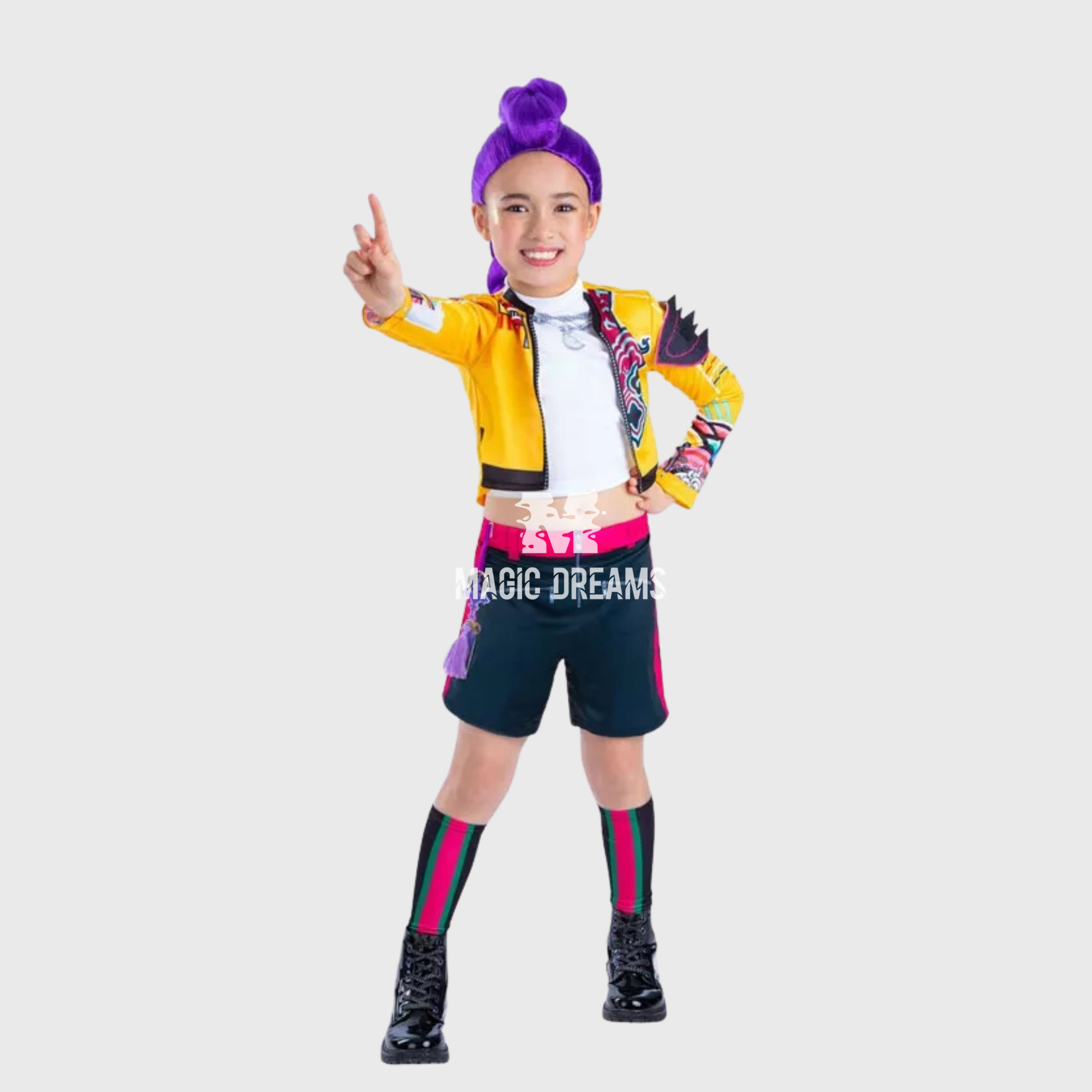 Fato Disfarce Classic Guerreira K-Pop Rumi