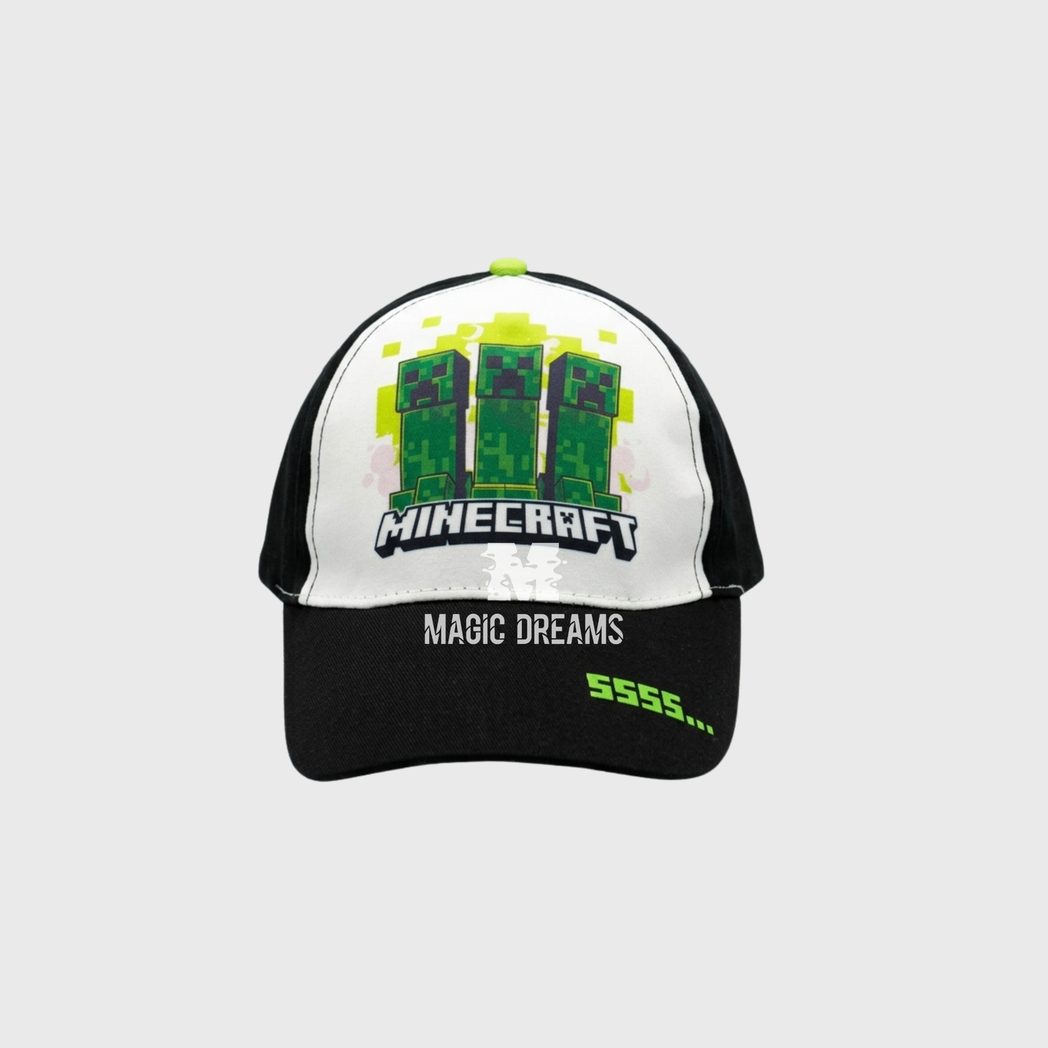 Boné Minecraft Branco 54-56cm