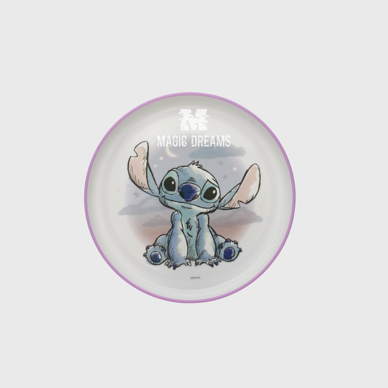 Conjunto de Refeição 3 Peças Antiderrapante Lilo e Stitch Disney Baby +10m