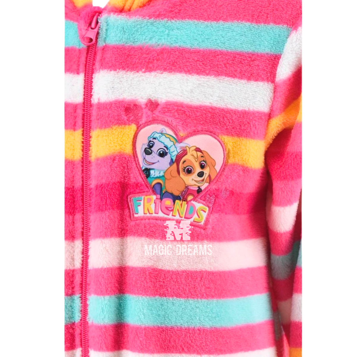 Pijama Macacão Coralina Patrulha Pata Skye Menina 4-8 anos
