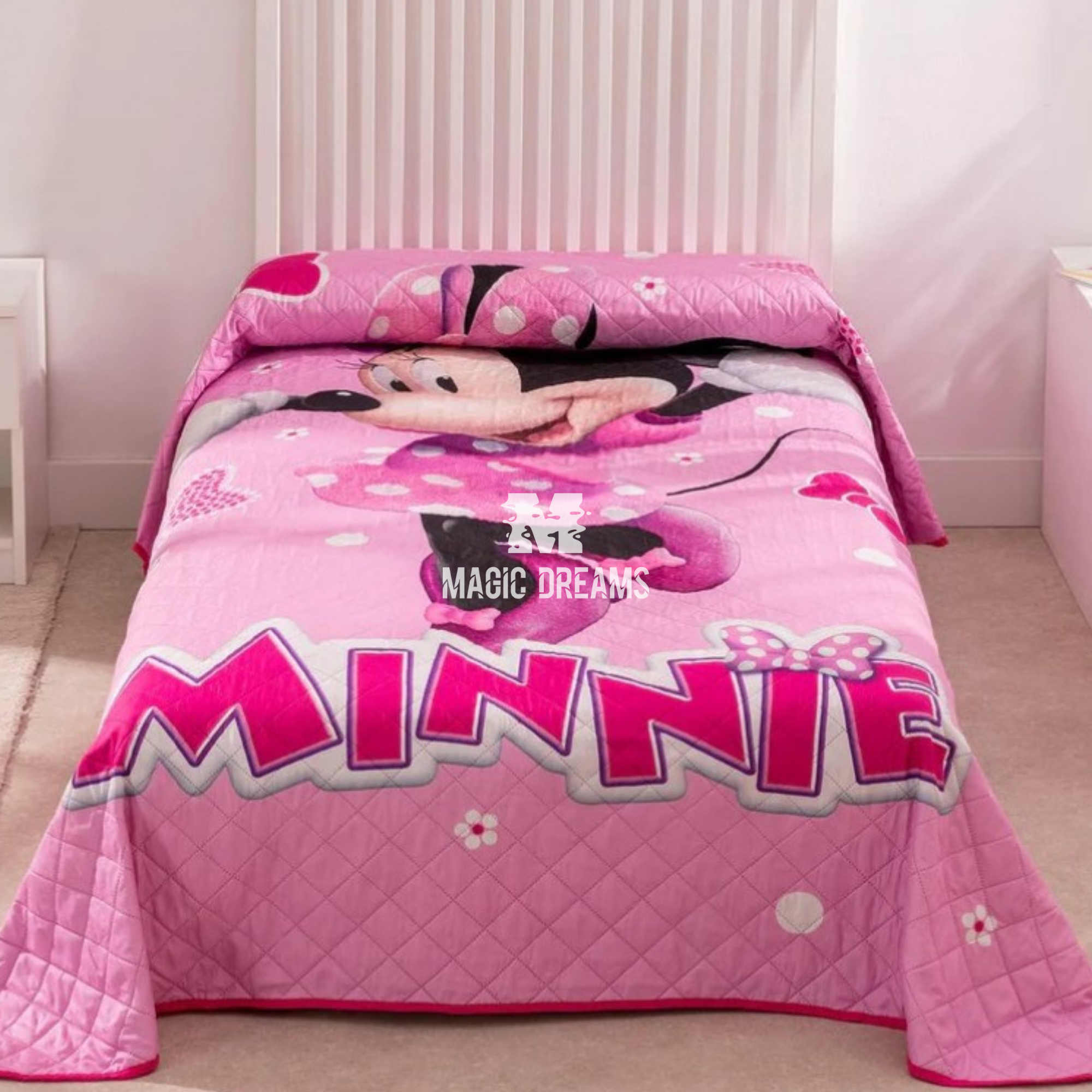 Colcha Infantil Minnie Mouse 170x250cm