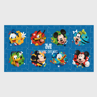 Tapete de Espuma Encaixe 8 Peças Mickey Mouse 118,5x61,5cm