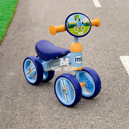 Triciclo Ride-On Bluey e Bingo 47x25x37cm