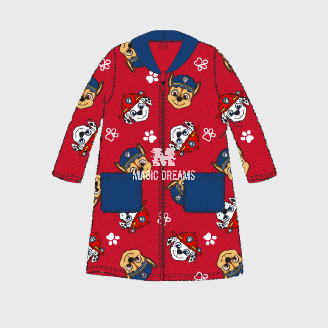 Robe Coralina Patrulha Pata Menino 3-6 anos