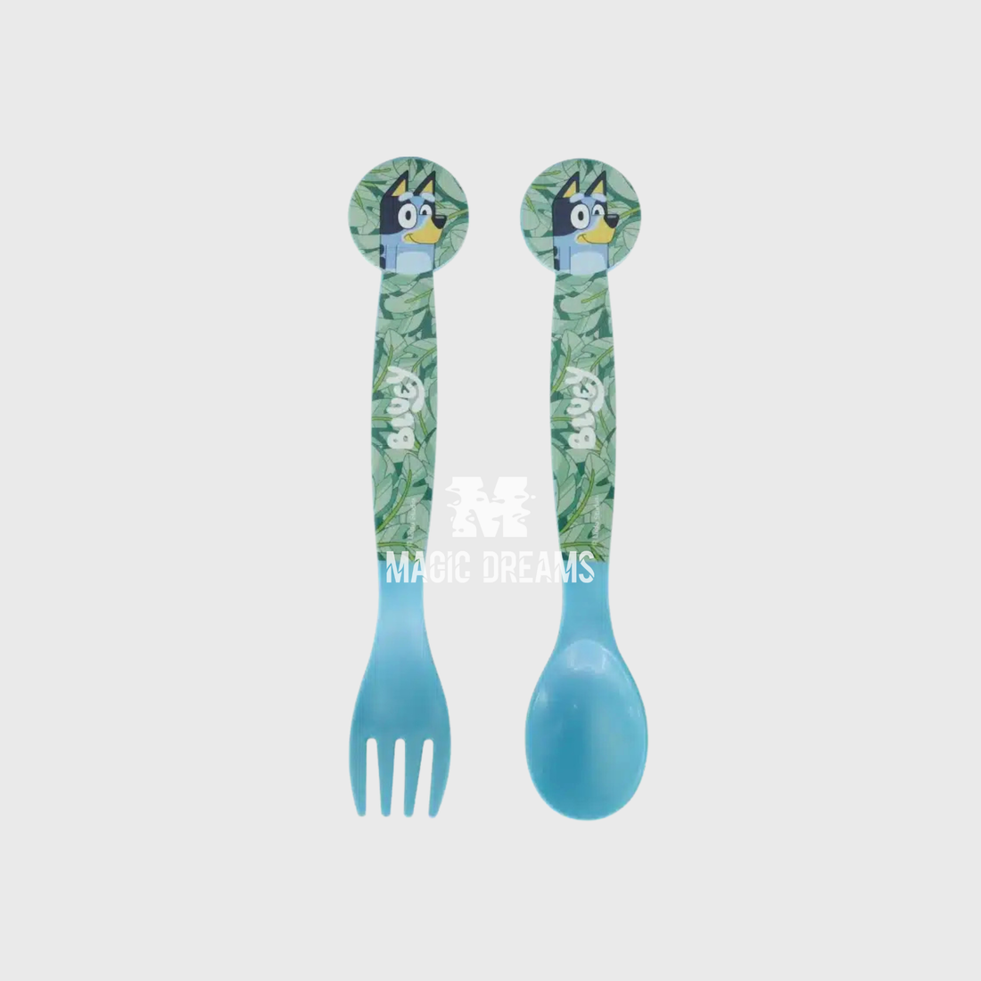 Conjunto de 2 Talheres PP Bluey e Bingo
