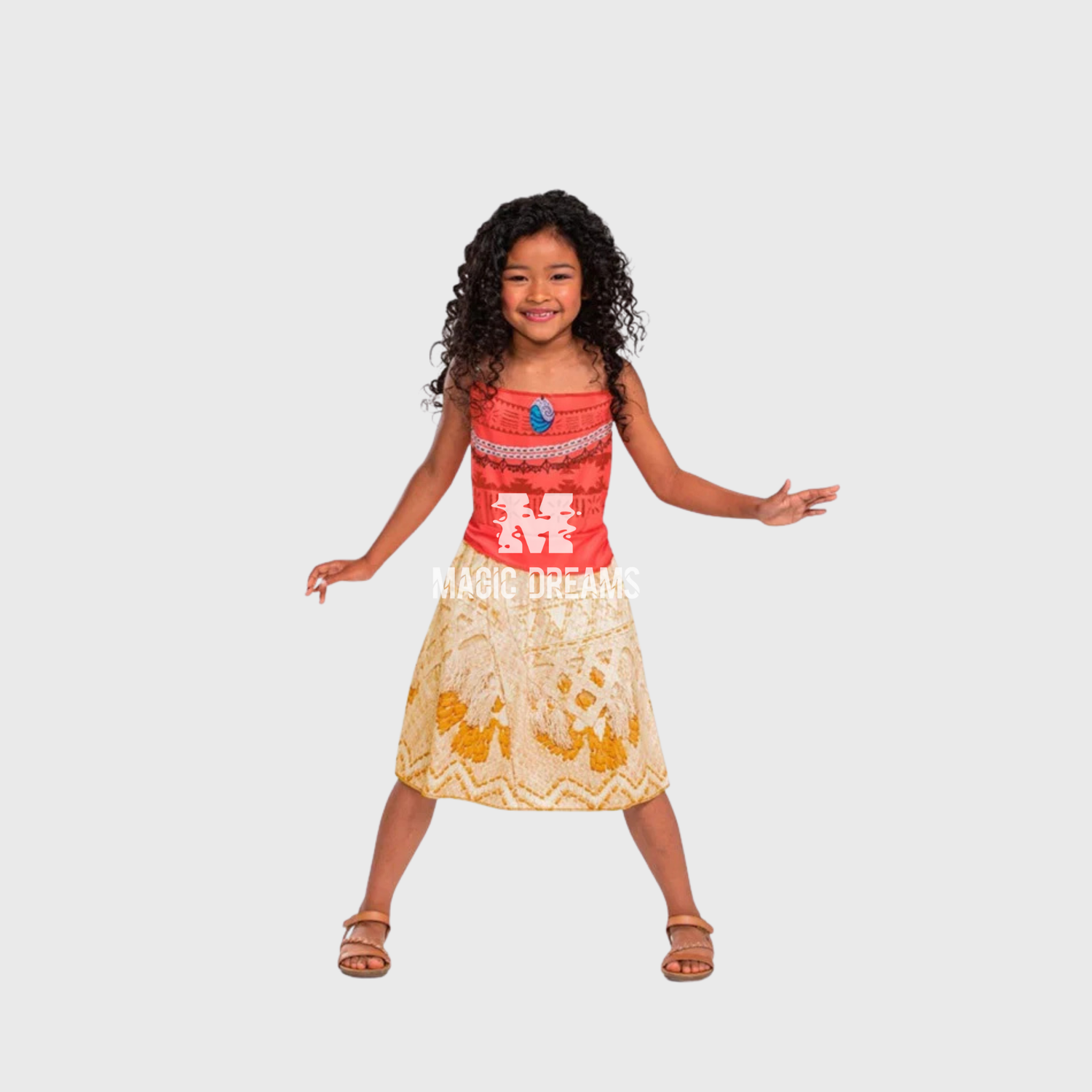Fato Disfarce Vaiana (Moana) Disney Classic