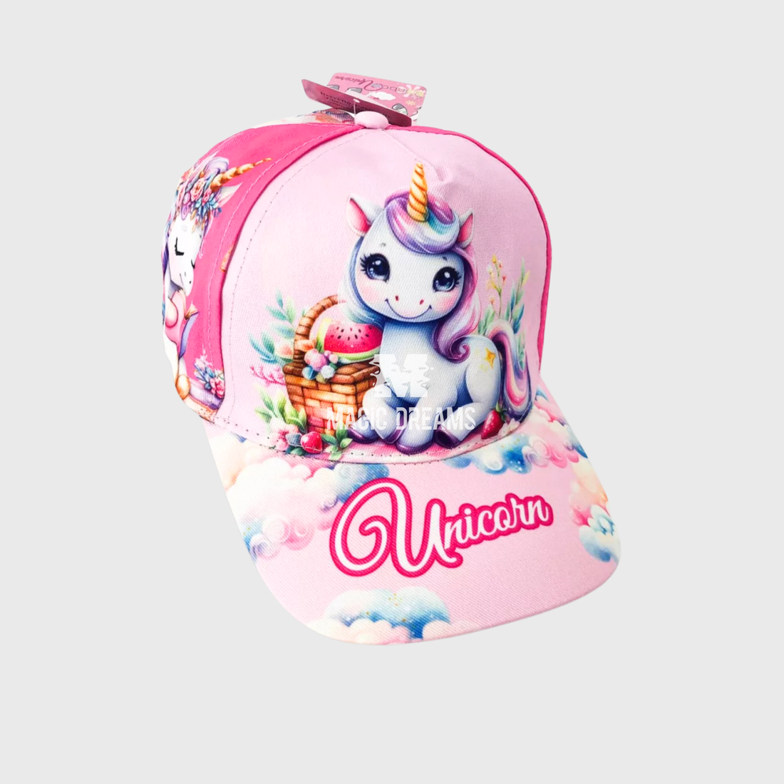 Boné para Menina Unicórnio 53cm