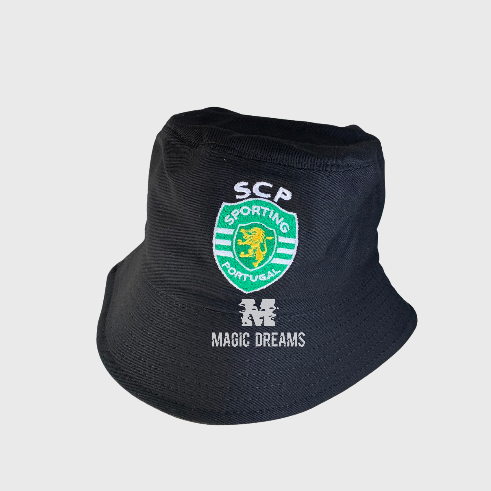 Panamá de Algodão Preto Sporting CP Adulto