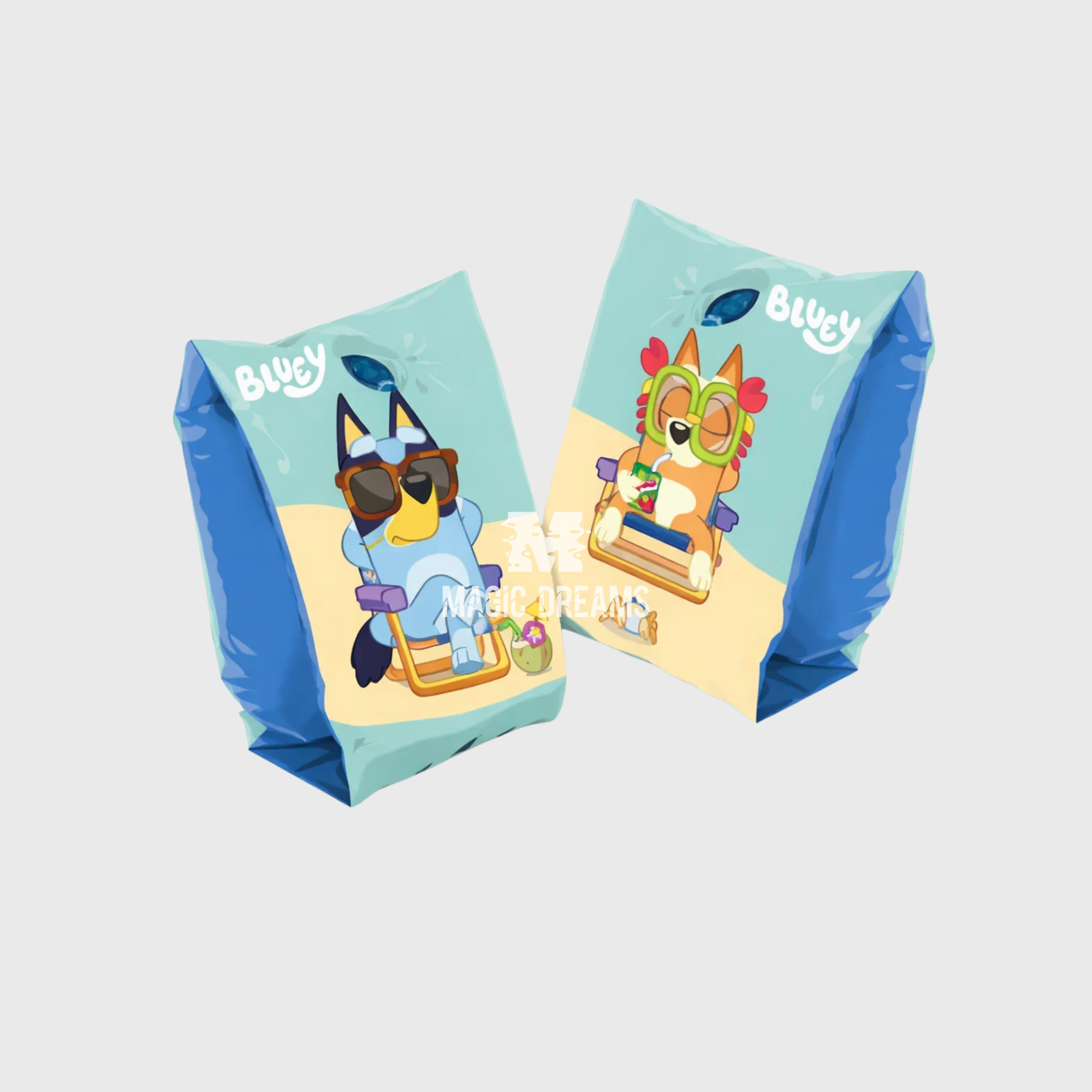 Braçadeiras Insufláveis Bluey e Bingo 3+